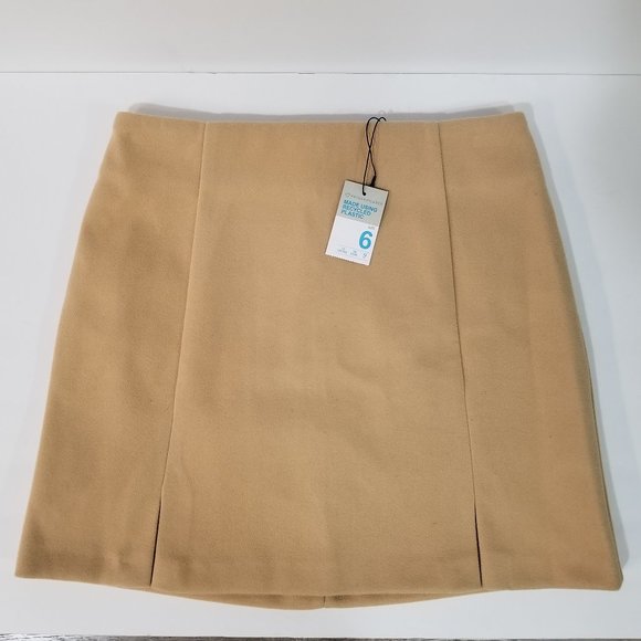 NWT Primark Khaki Mini Skirt US Size 6 - Picture 1 of 5